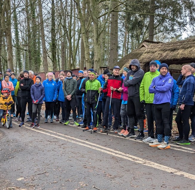Start zum Silvesterlauf2024, © Laufgruppe Start zum Silvesterlauf2024, © Laufgruppe
