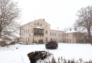 Herrenhaus Roggow im Schnee, © AvO Herrenhaus Roggow im Schnee, © AvO
