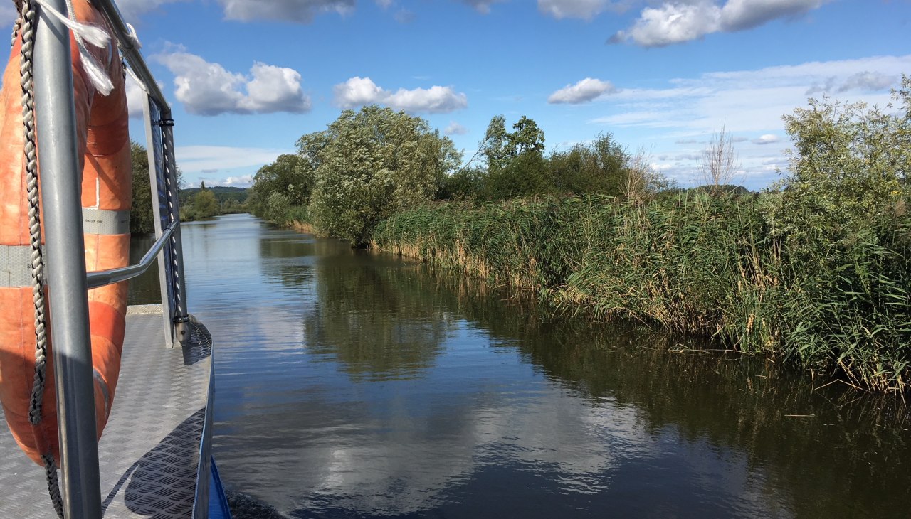 Cruise van Malchin door de Peene, © A. Groh