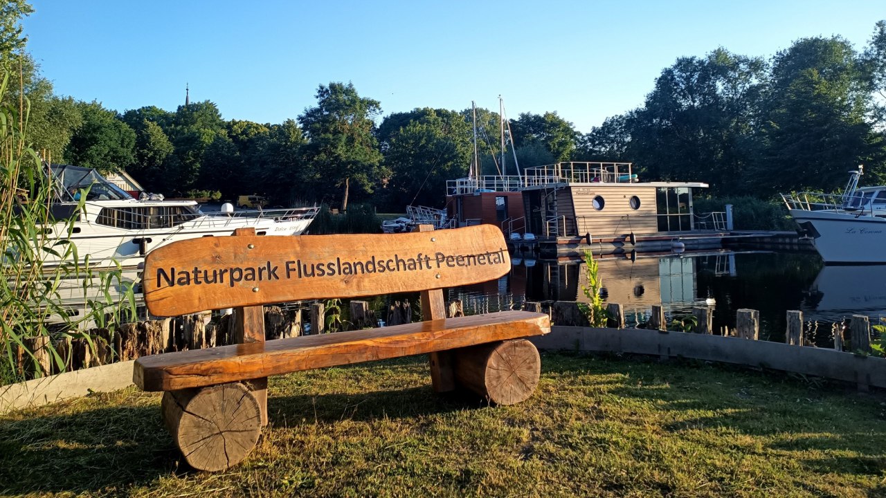 Stolpe haven aan het Peene Water wandel rustgebied Camping // &copy; Tobias Oertel, Spantekow