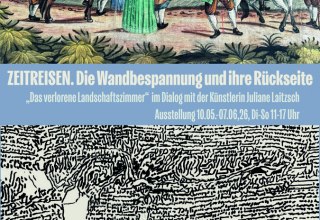 Zeitreisen Ausstellung / Plakatmotiv // &copy; Mecklenburgisches K&uuml;nstlerhaus Schloss Pl&uuml;schow
