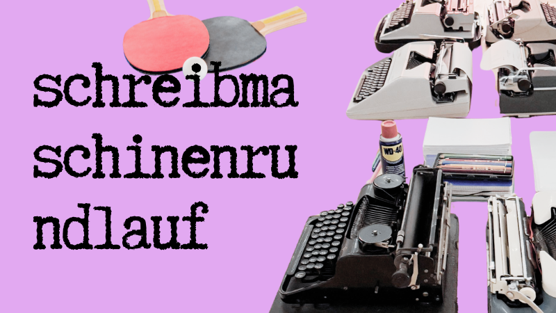 Rotatie typemachine // &copy; Ping Pong Salon