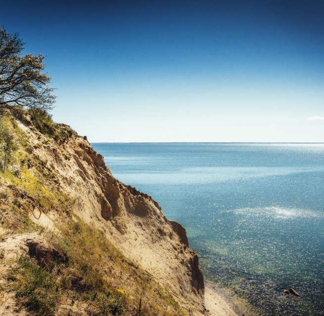 Halbinsel M&ouml;nchgut im S&uuml;dosten der Insel R&uuml;gen | Blick auf den Greifswalder Bodden // &copy; Andr&eacute; Pristaff (privat)