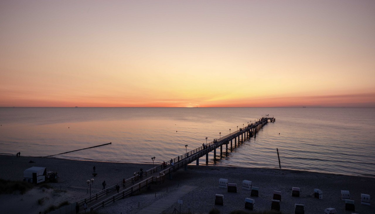 Seebrücke im Ostseeheilbad Graal-Müritz, © Marcus Friedrich // marcusfriedrich.media Seebrücke im Ostseeheilbad Graal-Müritz, © Marcus Friedrich // marcusfriedrich.media