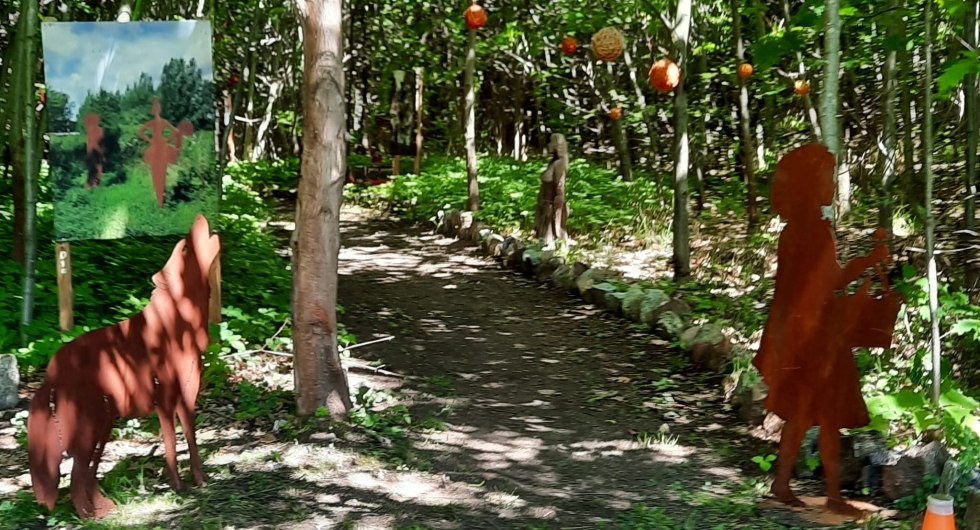 Kunstpfad (gestaltet von Heike Melzer), &copy; Heike Melzer