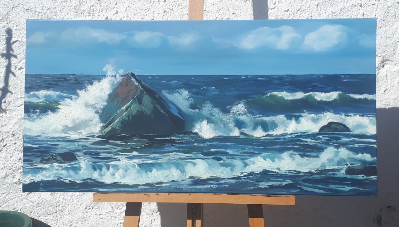 Und hier ein &Ouml;lbild mit einem Motiv der Insel., &copy; Anja Gehrke