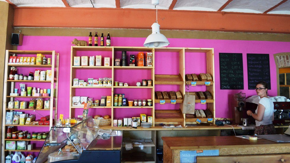 Zicht op de boerderijwinkel, © Cafè 7 Zicht op de boerderijwinkel, © Cafè 7