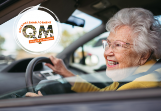 Seniorin in Fahrt, &copy; QM
