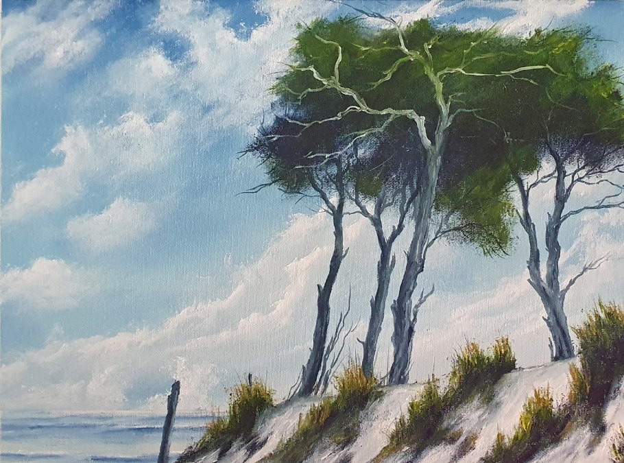 Malkurs nach Bob Ross, &copy; Uwe Rieger