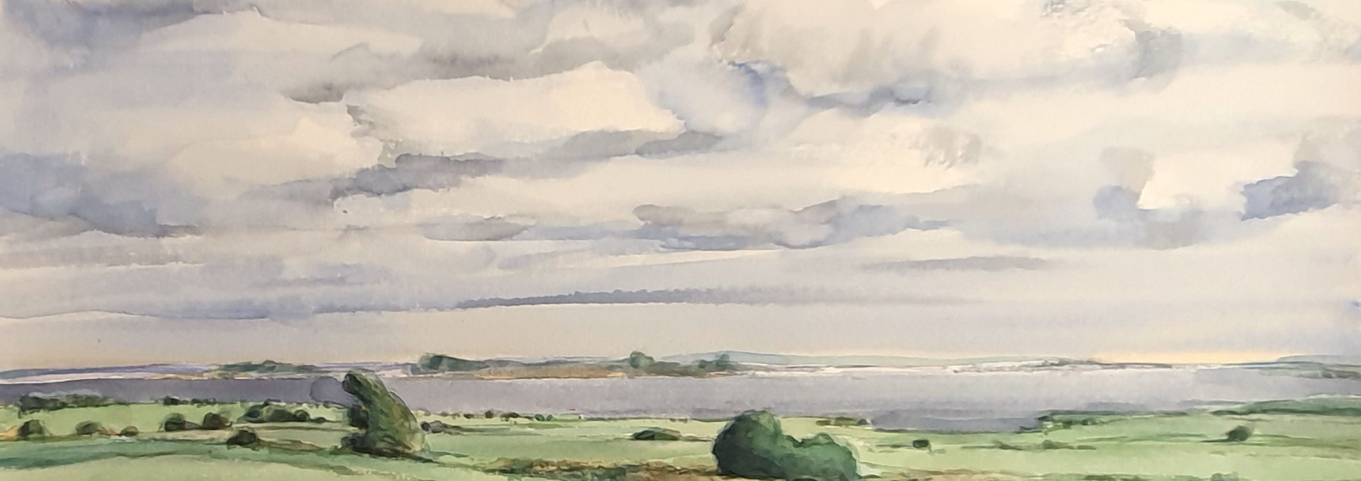 Manfred Pietsch_Boddenlandschaft 1_Fischland_1990_Aquarell_, © Jürgen Schneider Manfred Pietsch_Boddenlandschaft 1_Fischland_1990_Aquarell_, © Jürgen Schneider