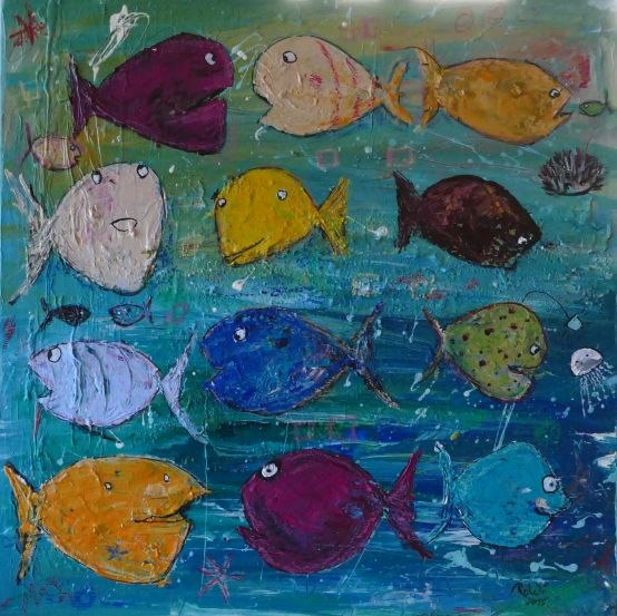 ...was schwimmt denn da, &copy; Rosemarie Willig