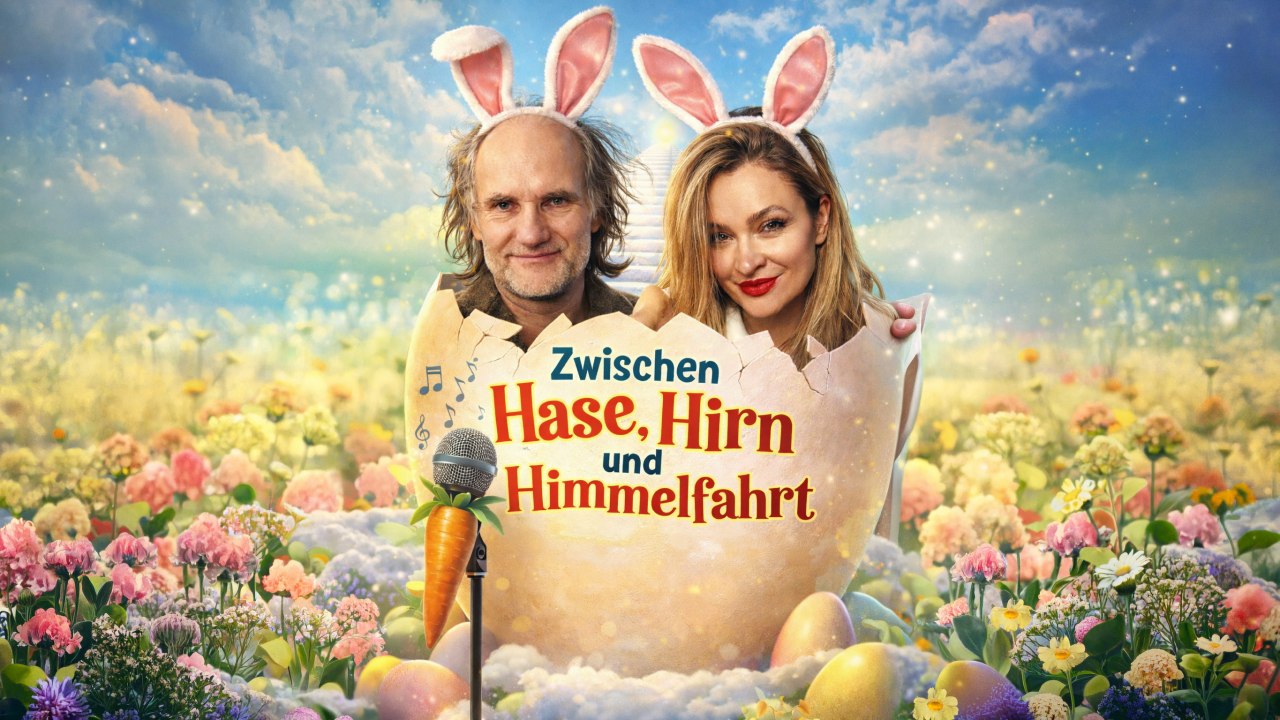 Bella Liere und Lutz Andres (Kabarett Obelisk Potsdam) &raquo;Zwischen Hase, Hirn und Himmelfahrt&laquo;, &copy; KI generiert