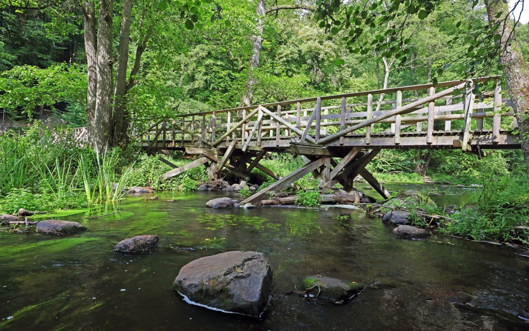 Warnow-Holzbrücke bei Groß Görnow, © TMV/Gohlke