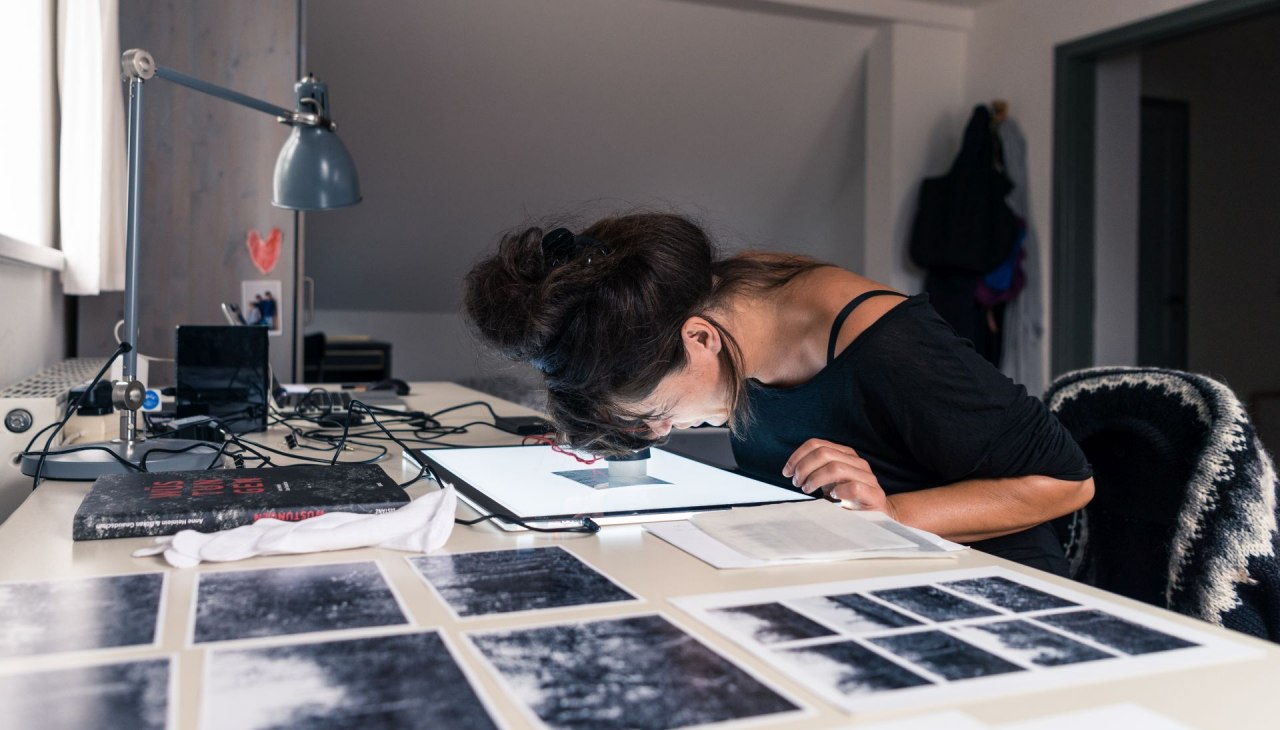 Fotografin Anne Heinlein 2018 im Künstlerhaus Lukas, © TMV/Süß Fotografin Anne Heinlein 2018 im Künstlerhaus Lukas, © TMV/Süß