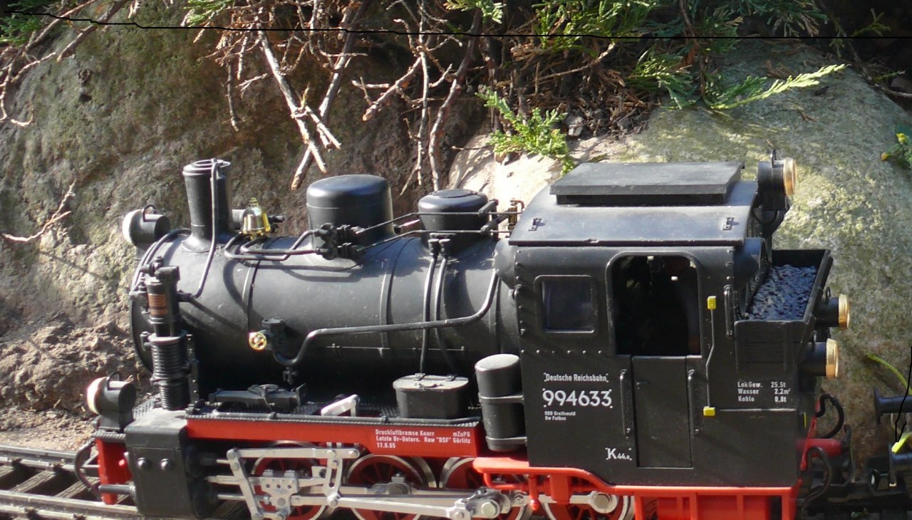 Gartenbahn im Aufbau, interessierte Helfer gesucht, &copy; Peter Ramsch