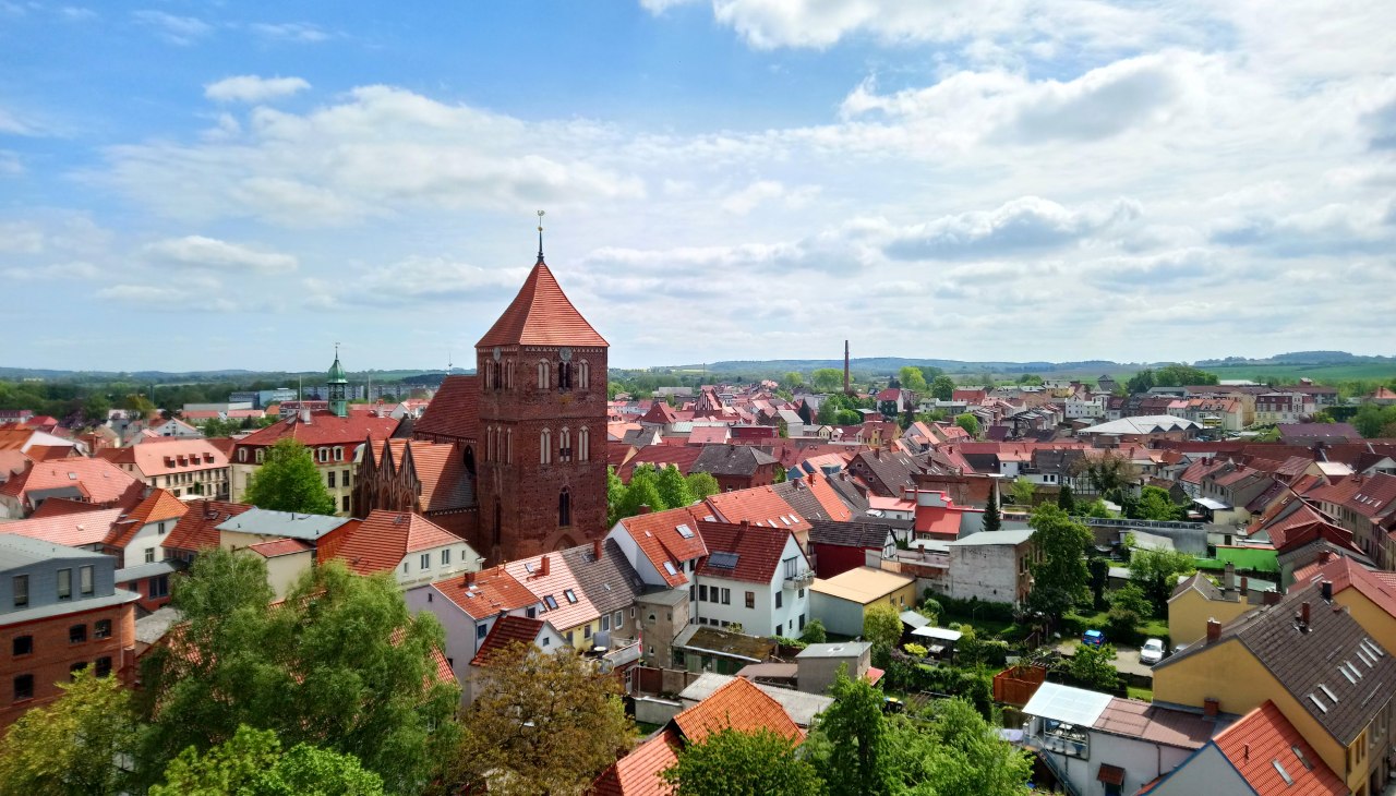 Blick über Teterow, © Jana Koch Blick über Teterow, © Jana Koch