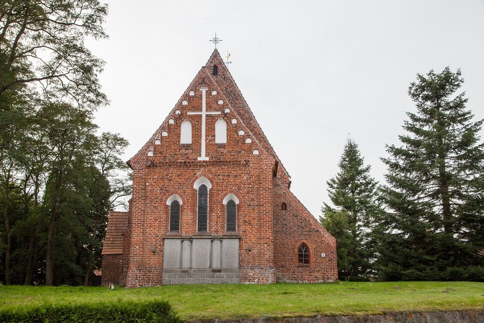 De oostgevel van de kerk (koorzijde). // © Frank Burger De oostgevel van de kerk (koorzijde). // © Frank Burger