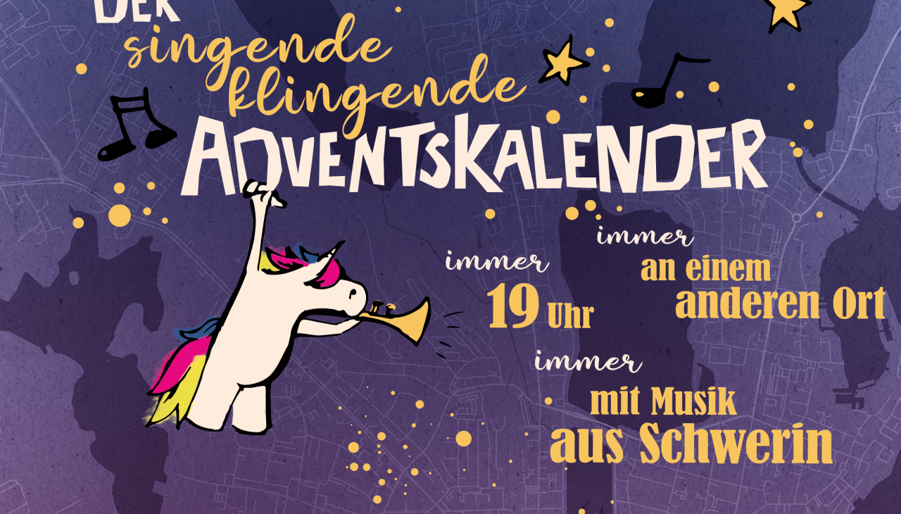 Jeden Tag öffnet sich ein musikalisches Kalendertürchen an einem anderen Ort in Schwerin, © musiKKlub Jeden Tag öffnet sich ein musikalisches Kalendertürchen an einem anderen Ort in Schwerin, © musiKKlub
