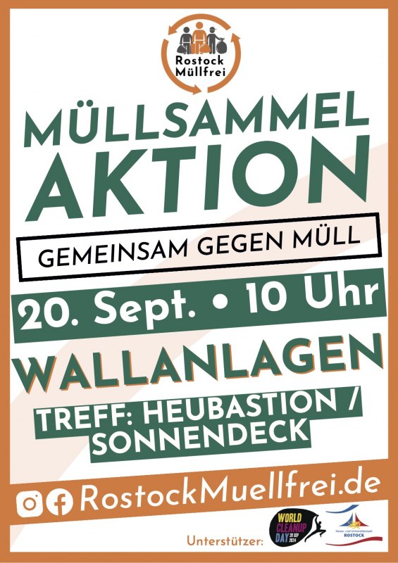 Plakat // © Rostock Müllfrei e.V. Plakat // © Rostock Müllfrei e.V.