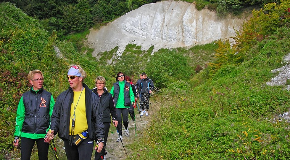Nordic Walking auf Jasmund // &copy; Volker Barthmann