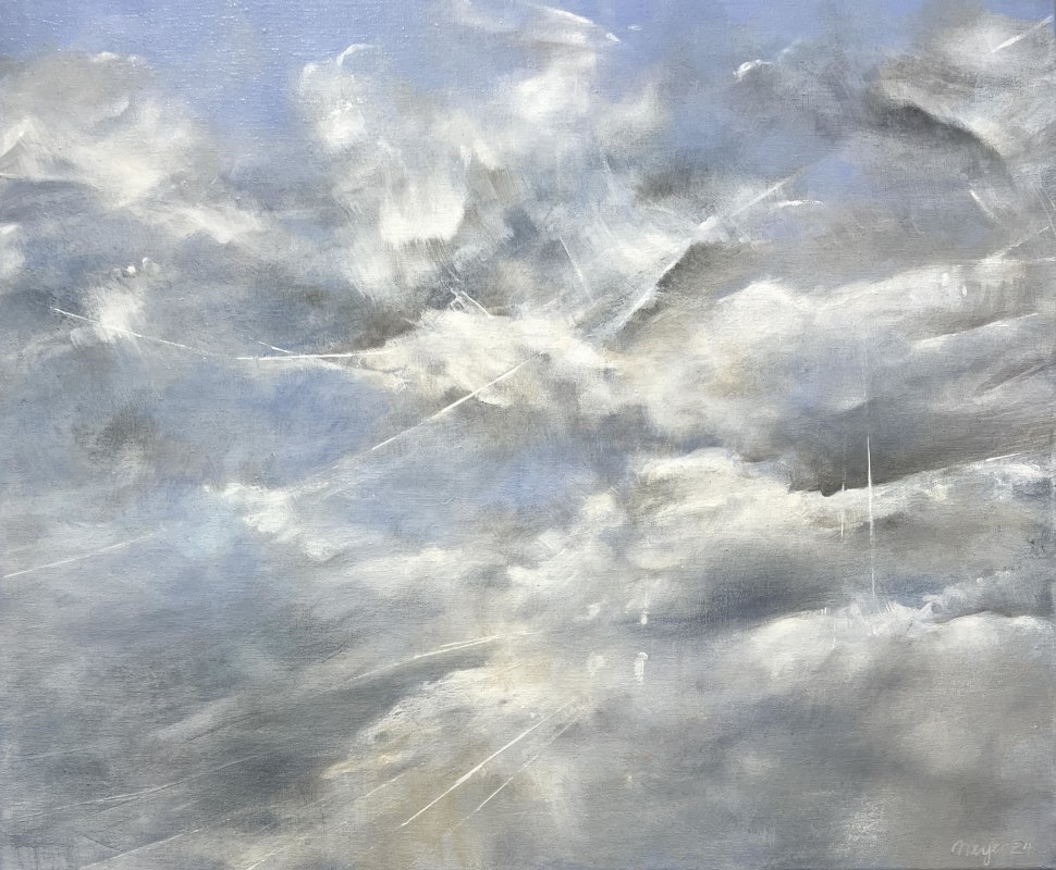 Septemberhimmel, Acryl auf LeinwandAteliergalerie Weyer Wismar // &copy; Anja Weyer