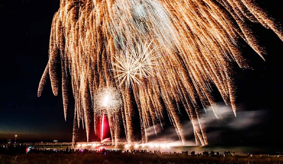 zentrales Feuerwerk, © Kurverwaltung Ostseebad Boltenhagen zentrales Feuerwerk, © Kurverwaltung Ostseebad Boltenhagen