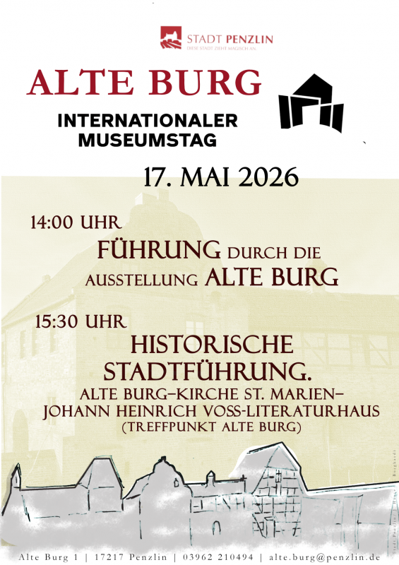 Besondere F&uuml;hrung zum Internationalen Museumstag // &copy; Museum Alte Burg Penzlin