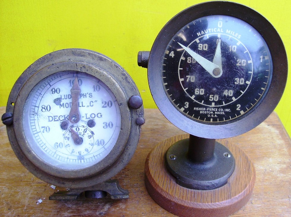 LUDOLPH&acute;S DECKSLOG UND UHRENLOG VON FISCHER PIERCE BOSTON, &copy; Harald Krabbe