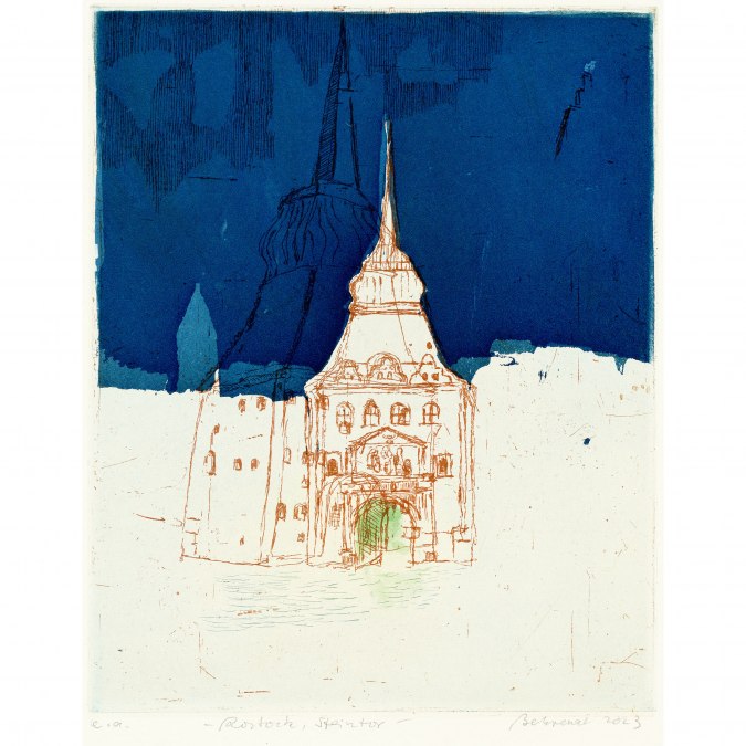 2023, Farbradierung, 25x20 cm, &copy; Falko Behrendt