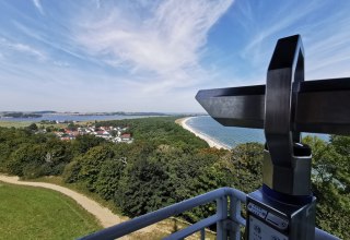 Rangerf&uuml;hrung im Biosph&auml;renreservat S&uuml;dost-R&uuml;gen - Blick vom Lotsenturm Thiessow, &copy; Biosph&auml;renreservat S&uuml;dost-R&uuml;gen