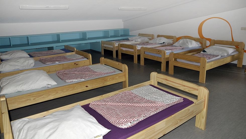 Mehrbettzimmer im Haus Wollin, © Thomas Bär Mehrbettzimmer im Haus Wollin, © Thomas Bär