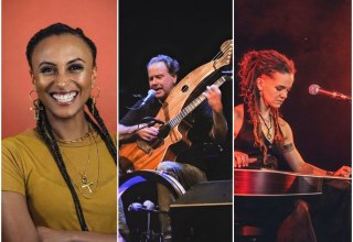 Irin Loah, "Guitar Poet" Brian Gore, Spanierin Laura Silverstone // © Abe Neihum / Shae Code / Philippe Manthoux Irin Loah, "Guitar Poet" Brian Gore, Spanierin Laura Silverstone // © Abe Neihum / Shae Code / Philippe Manthoux