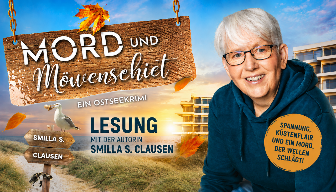 Für ihre Kriminalromane schreibt die Autorin unter dem Namen Smilla S. Clausen. Smilla S. Clausen ist außerdem seit Kurzem Mitglied bei den „Mörderischen Schwestern“, dem Netzwerk deutschsprachiger Krimiautorinnen. // © Goldlichtstudios / cover and art – dream design Für ihre Kriminalromane schreibt die Autorin unter dem Namen Smilla S. Clausen. Smilla S. Clausen ist außerdem seit Kurzem Mitglied bei den „Mörderischen Schwestern“, dem Netzwerk deutschsprachiger Krimiautorinnen. // © Goldlichtstudios / cover and art – dream design