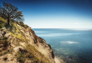 Schiereiland M&ouml;nchgut in het zuidoosten van het eiland R&uuml;gen | Uitzicht op de Greifswalder Bodden // &copy; Andr&eacute; Pristaff (privat)