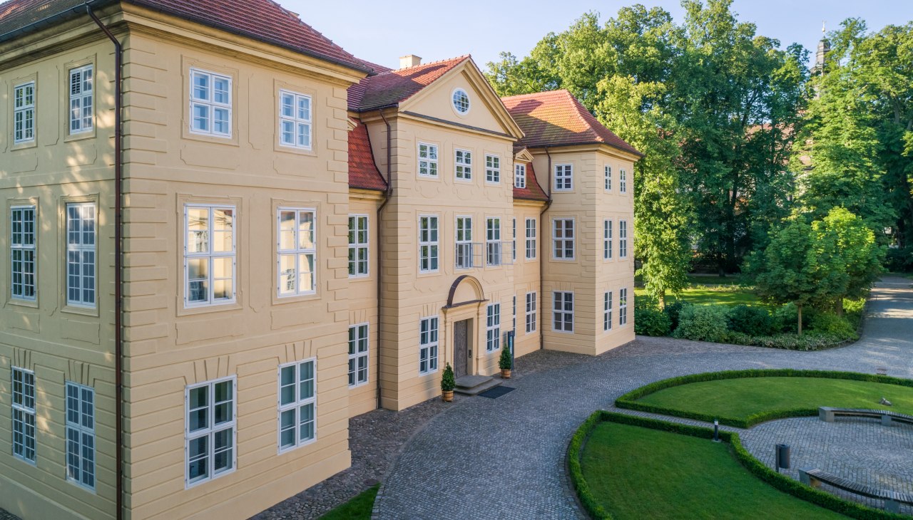 Buitenaanzicht van Kasteel Mirow, &copy; SSGK M-V / Funkhaus Creative