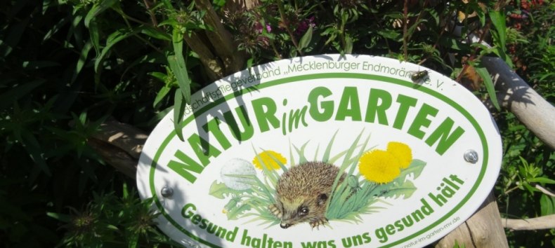 Der Garten im Gutshof Alt Guthendorf bei Marlow beteiligt sich an der Aktion der Naturg&auml;rten &bdquo;Offene Gartent&uuml;r&ldquo;, &copy; Renate Topp