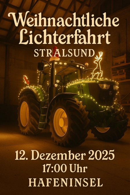 Weihnachtliche Lichterfahrt Stralsund, © Veranstalter