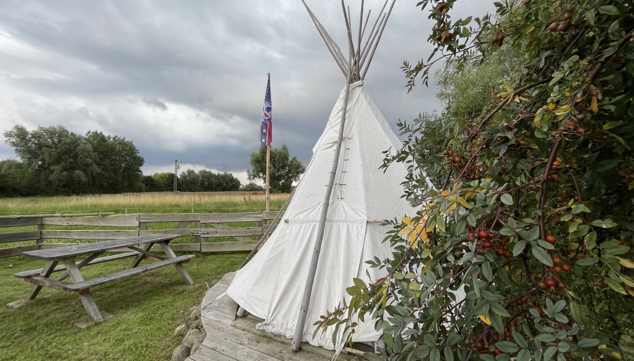 Lake Horse Ranche | &Uuml;bernachtung im Tipi, &copy; TZ S&uuml;dliche Boddenk&uuml;ste