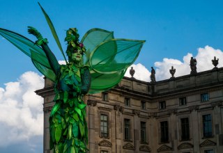 Schausteller beim Kleinen Fest im Gro&szlig;en Park // &copy; G&uuml;nther Schulz