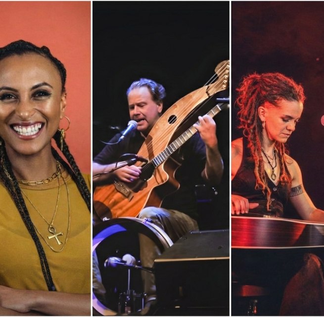 Irin Loah, "Guitar Poet" Brian Gore, Spanierin Laura Silverstone // &copy; Abe Neihum / Shae Code / Philippe Manthoux