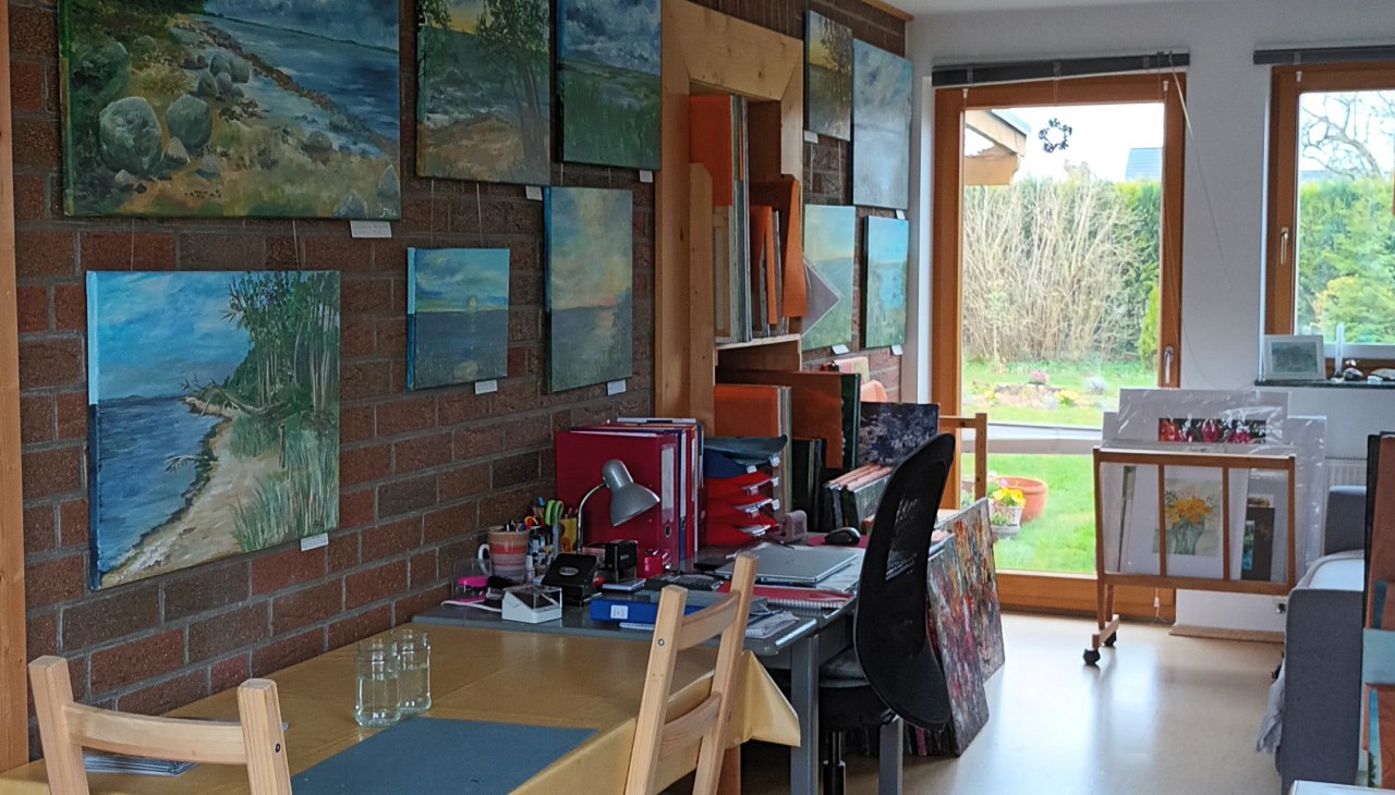 Einblick ins kleine Atelier, © Atelier Kathrin Thesenvitz Einblick ins kleine Atelier, © Atelier Kathrin Thesenvitz