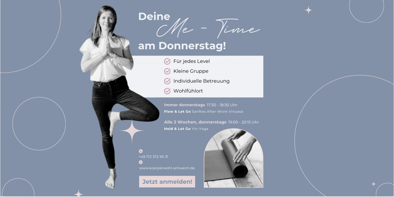 Vinyasa yoga na het werk // &copy; K&ouml;rperwohl, Kerstin Kunst