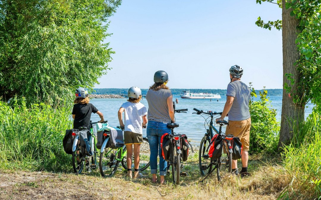 Kurze Auszeit am Ufer der M&uuml;ritz in Klink, &copy; TMV/Tiemann