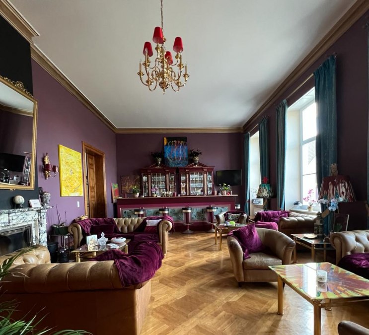 Ein Salon im Schloss Passow, © Manuela Engel-Dahan