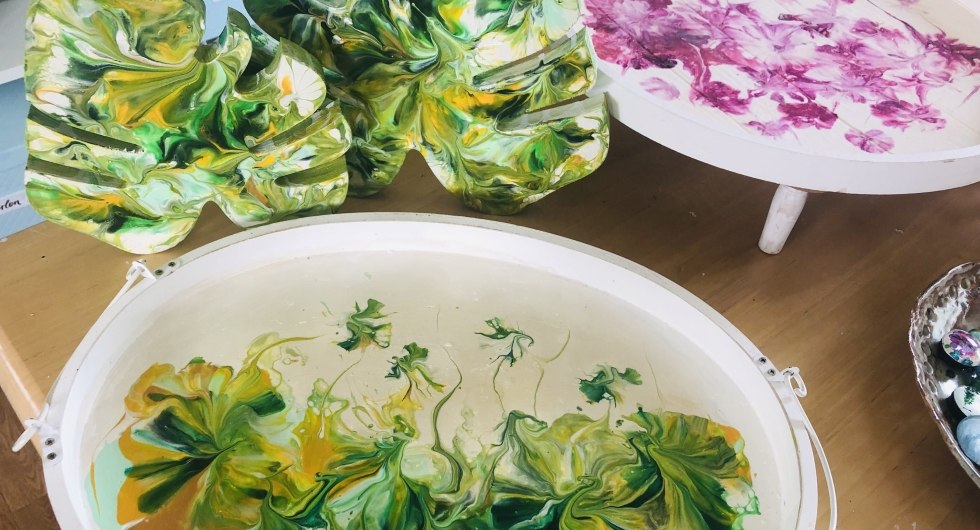 Acrylpouring, &copy; Ricarda Frahm