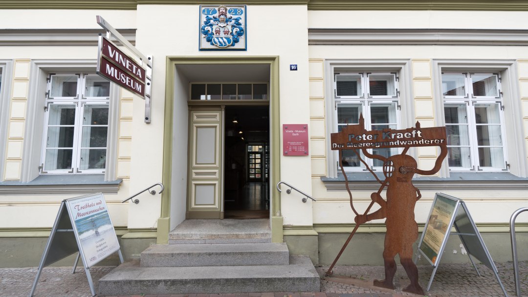 Eingang zum Vineta Museum, © Moritz Kertzscher