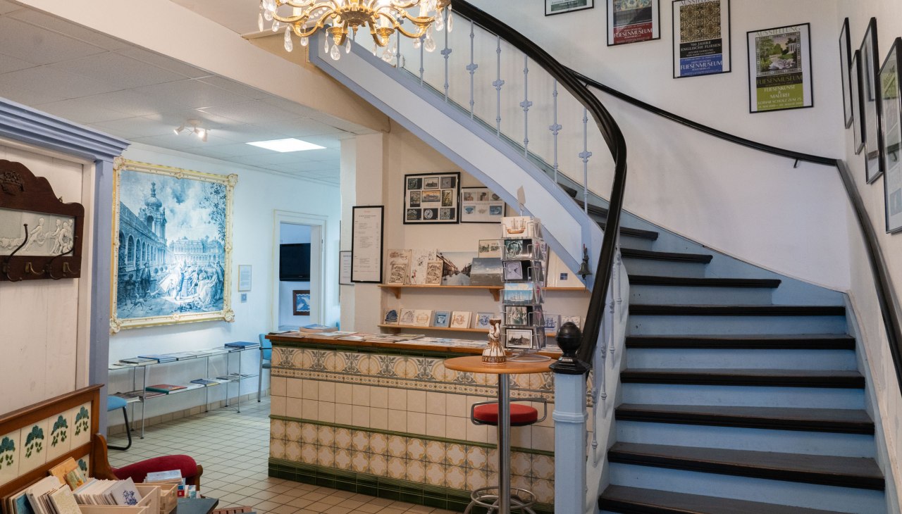 Kabinetstentoonstellingen bieden uitstapjes naar de diversiteit van de geschiedenis van de tegelkunst tot nu., © Stadtinformation Boizenburg Elbe Kabinetstentoonstellingen bieden uitstapjes naar de diversiteit van de geschiedenis van de tegelkunst tot nu., © Stadtinformation Boizenburg Elbe