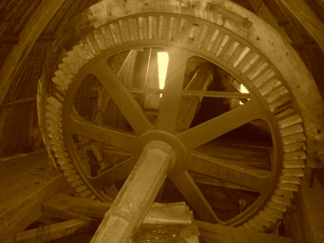 in Kappe der "versenkbaren" M&uuml;hle, &copy; Monika Ober&uuml;ber