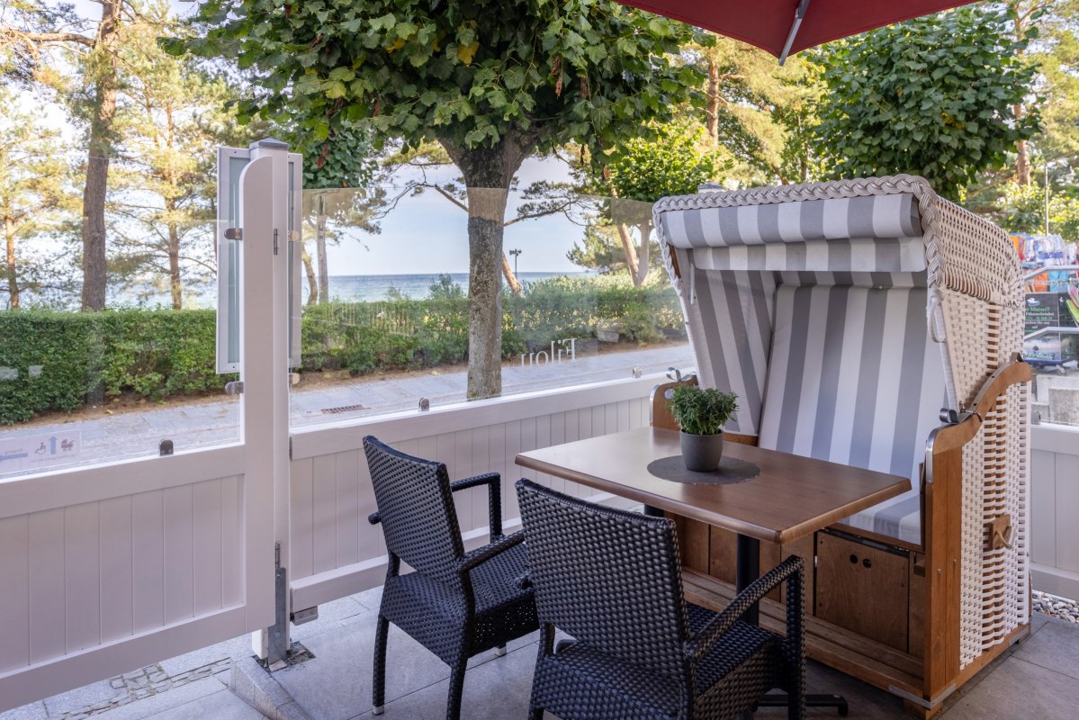 Terrasse // © Strandhotel zur Promenade Terrasse // © Strandhotel zur Promenade