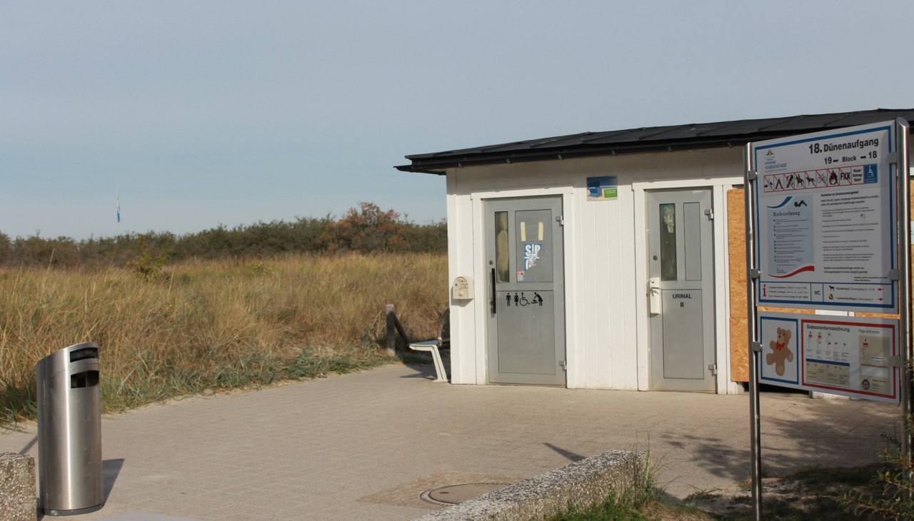 Barrierefreier Strandaufgang 18 inkl. Toilettenanlage in Warnemünde, © TZRW Barrierefreier Strandaufgang 18 inkl. Toilettenanlage in Warnemünde, © TZRW